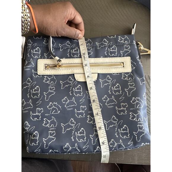 Radley London Crossbody Bag Womens Blue Dog Print Maple Cross Responsible Eco - Picture 8 of 10